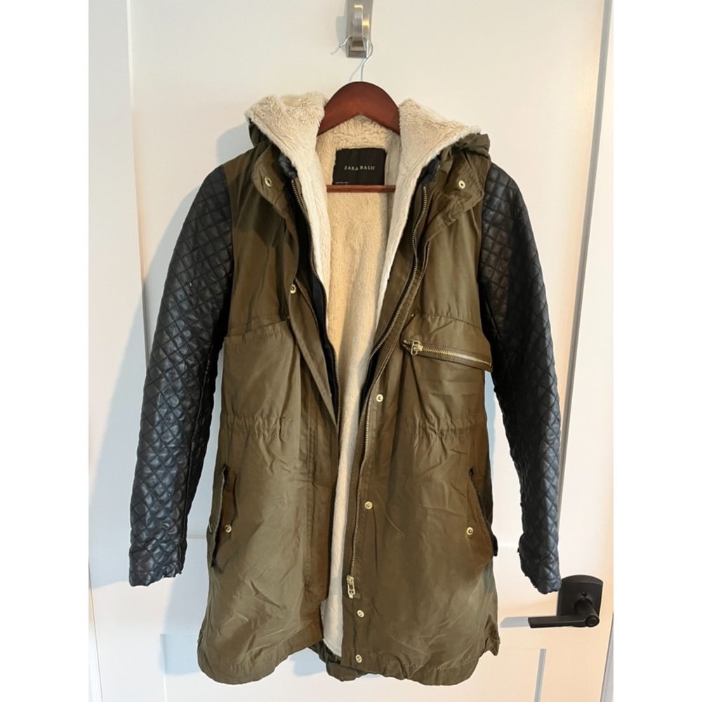 Zara green parka